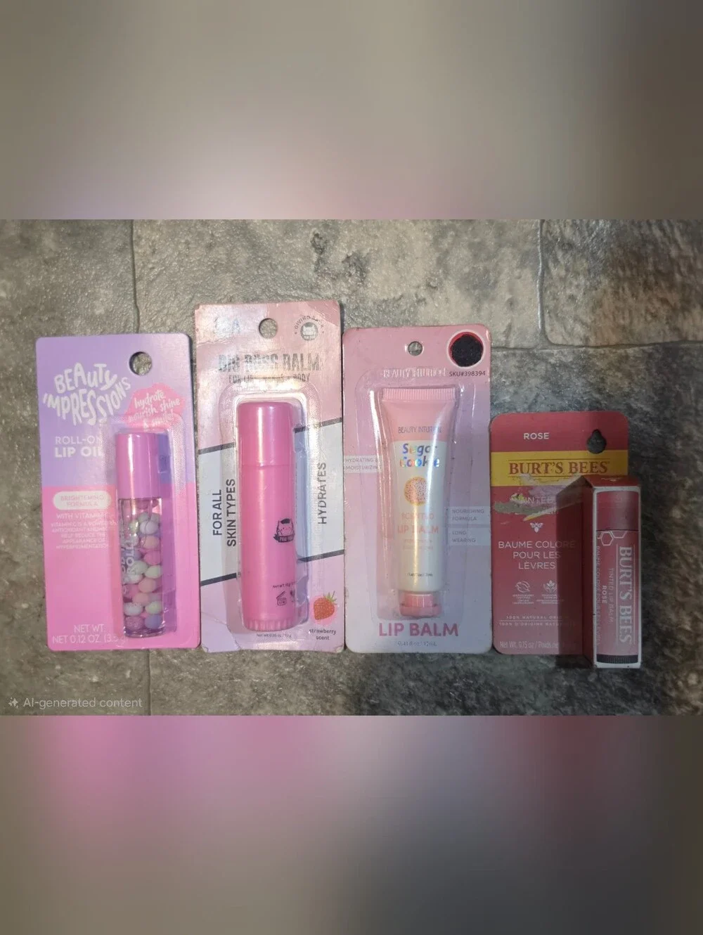 Burts Bees Tinted Lip Balm, Roll-On Lip Oil + More BNIB